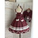 Miss Point Plaid Petal Rabbit JSK(Reservation/2 Colours/Full Payment Without Shipping)
